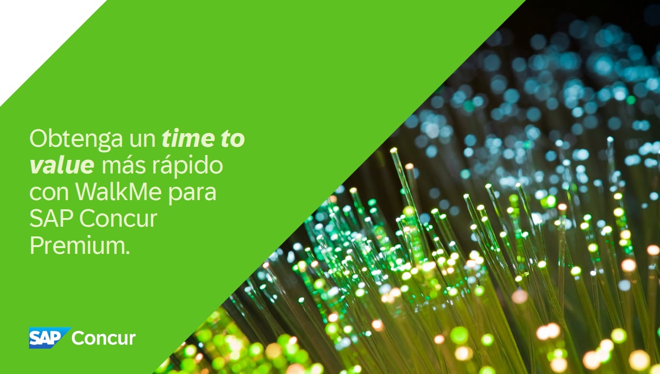 Descubra WalkMe para SAP Concur Premium